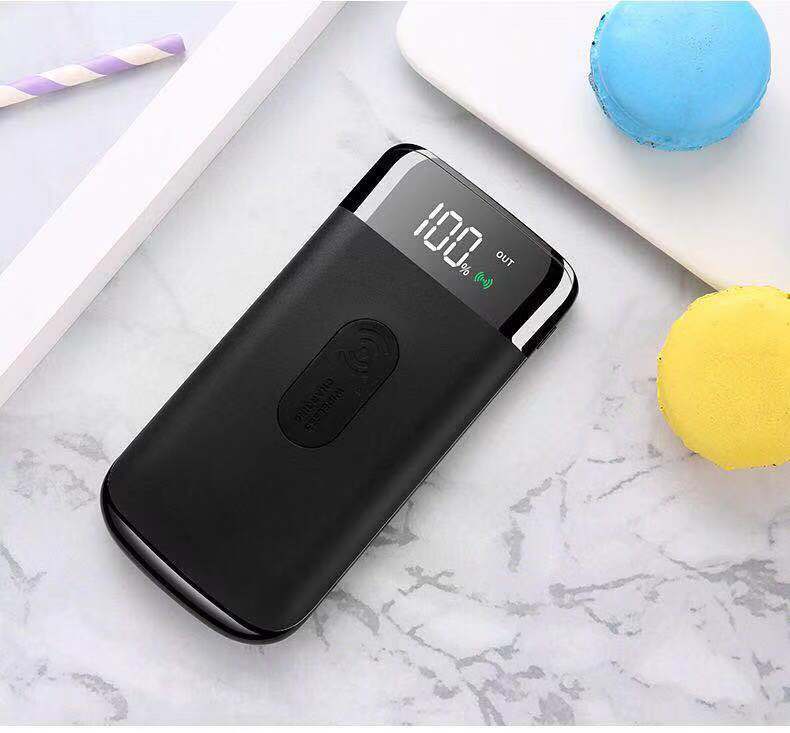 JMT-555018 20,000mAh Wireless Power Bank with Multi-Port Output and LCD Display