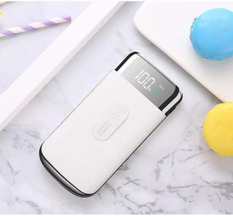 JMT-555018 20,000mAh Wireless Power Bank with Multi-Port Output and LCD Display