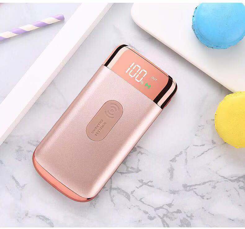 JMT-555018 20,000mAh Wireless Power Bank with Multi-Port Output and LCD Display