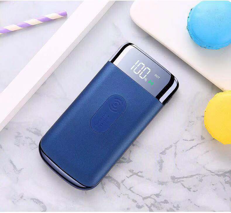 JMT-555018 20,000mAh Wireless Power Bank with Multi-Port Output and LCD Display