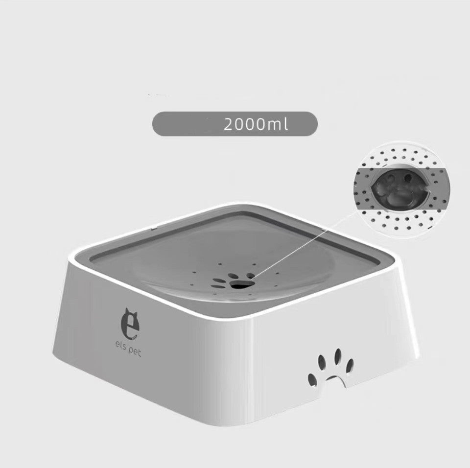 JMT-555018 2L Pet Water Basin with Anti-Overflow Floating Bowl and Slow Water Inlet Design