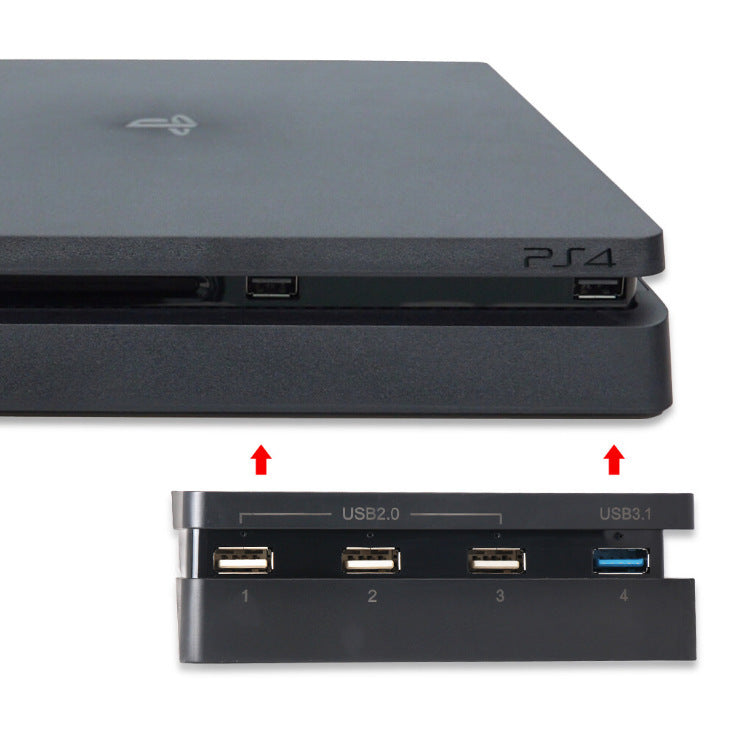 JMT-555018 PS4 Slim Universal USB Extender Hub 2.0 3.0 for Enhanced Gaming Connectivity