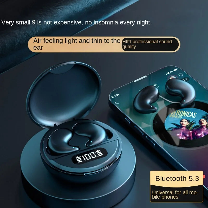 JMT-555018 YYK-790 Wireless Bluetooth In-Ear Headset with Comfortable Side Sleep Design and Dual Noise Cancelling Technology