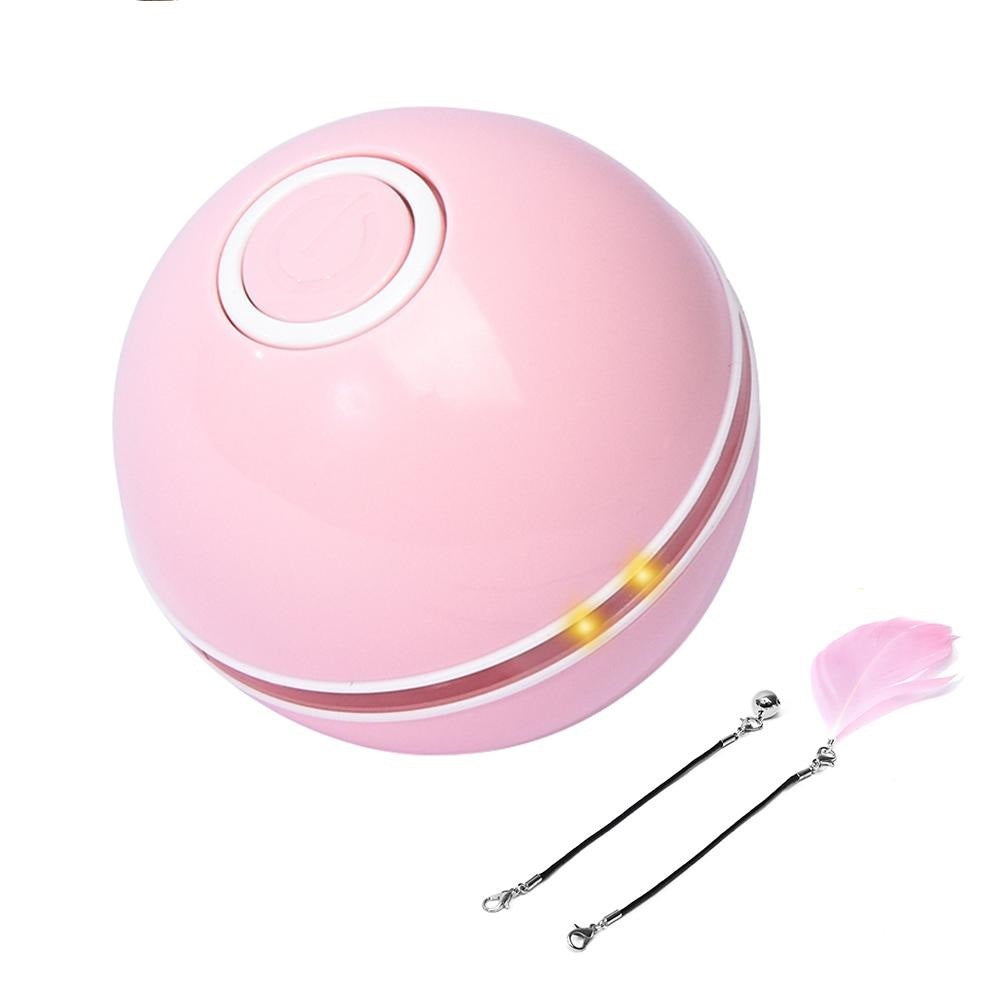 JMT-555146 Rechargeable USB Laser Cat Toy Ball - Interactive Self-Play for Fun and Exercise