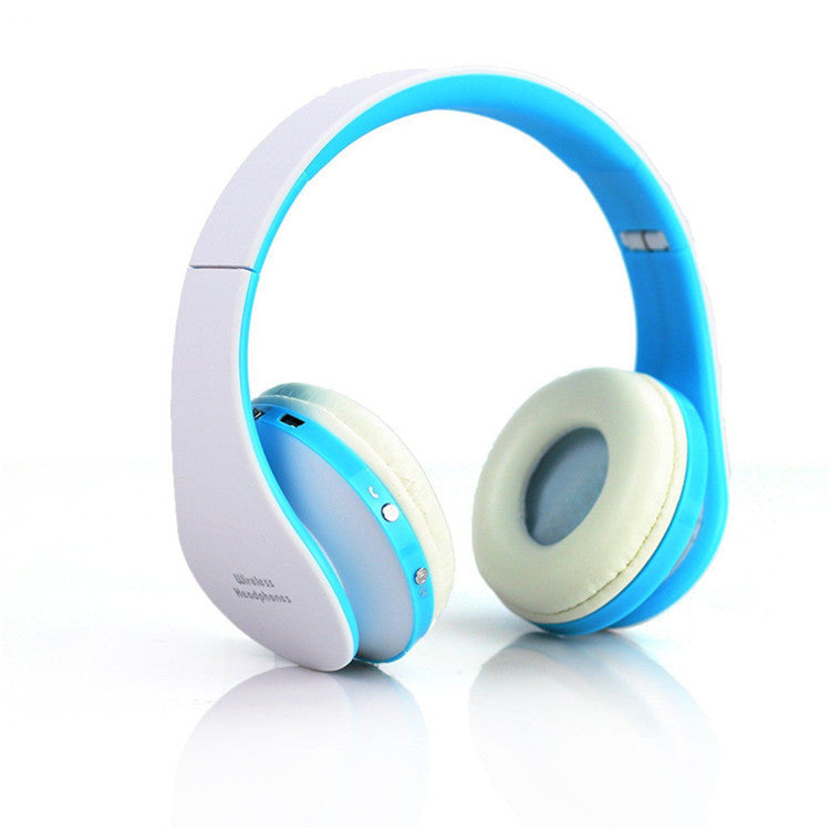 JMT-555338 Wireless Bluetooth Headset with Microphone, Foldable Design, 10 Hours Playtime, 3.5mm Audio Jack - Ideal for Music and Calls