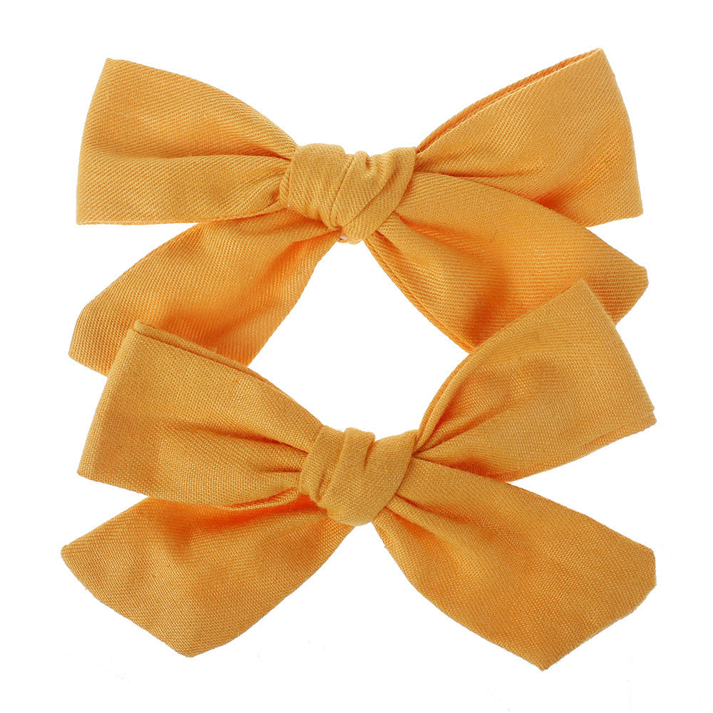 JMT-555530 Cloth Flower Hairpins for Children - Cute Bow Hair Accessories