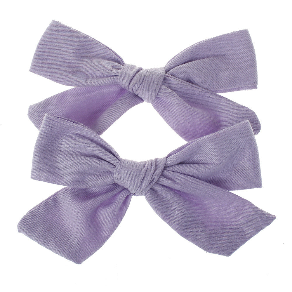 JMT-555530 Cloth Flower Hairpins for Children - Cute Bow Hair Accessories