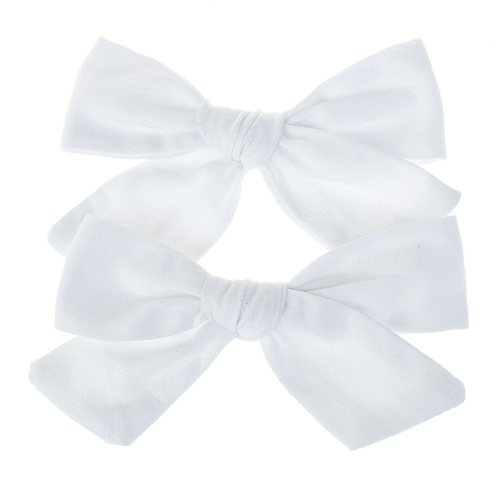 JMT-555530 Cloth Flower Hairpins for Children - Cute Bow Hair Accessories