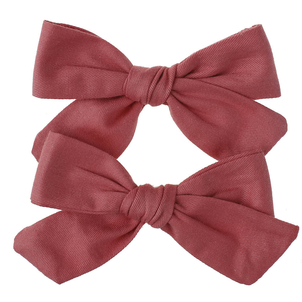 JMT-555530 Cloth Flower Hairpins for Children - Cute Bow Hair Accessories