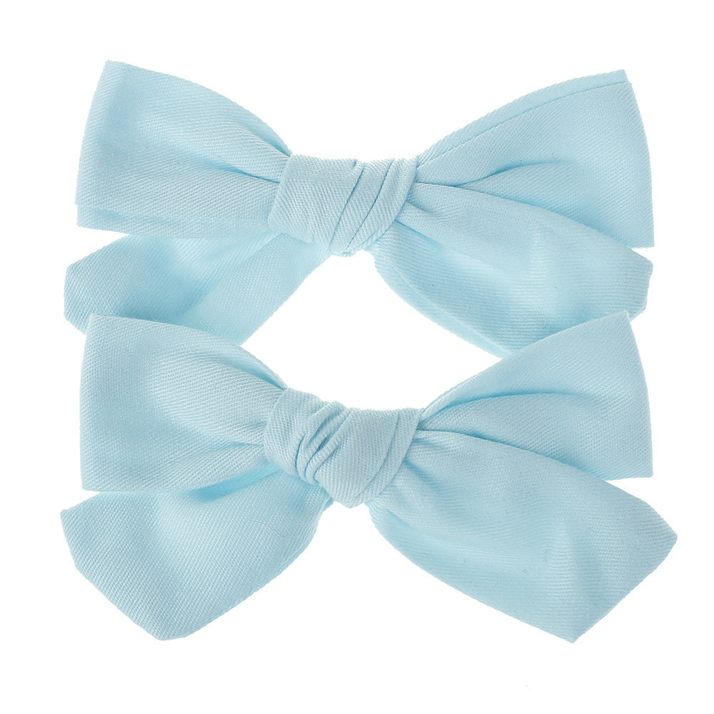 JMT-555530 Cloth Flower Hairpins for Children - Cute Bow Hair Accessories