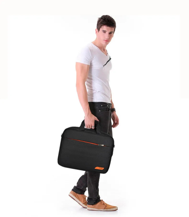 JMT-555722 Waterproof Polyester Crossbody Laptop Bag for Business and Travel