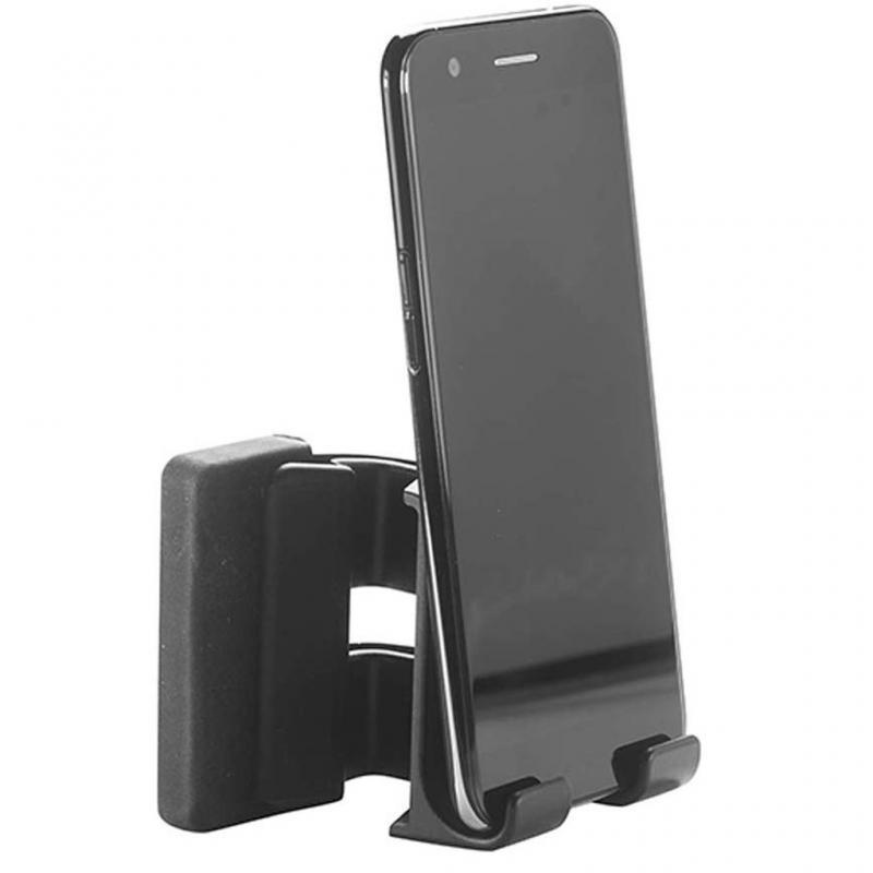 JMT-555850 Multi-Screen Display Stand with Side Screen Clip and Mobile Phone Holder - Adjustable Plastic Design