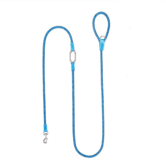 JMT-556490 Durable Nylon Dog Leash with Explosion-proof Chain for Large and Medium Dogs - Multiple Color Options Available