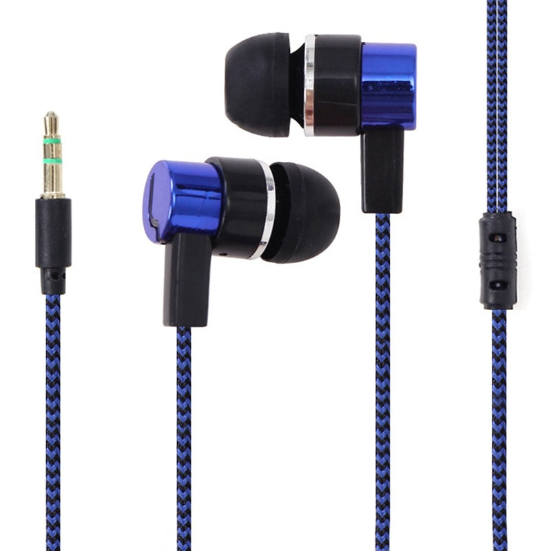 JMT-556490 Wired Electroplated In-Ear Headphones with 3.5mm Connector - Universal Compatibility, Eco-Friendly Silicone, Available in Multiple Colors