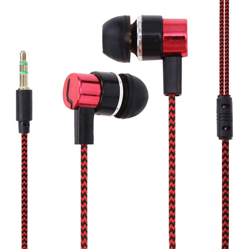JMT-556490 Wired Electroplated In-Ear Headphones with 3.5mm Connector - Universal Compatibility, Eco-Friendly Silicone, Available in Multiple Colors