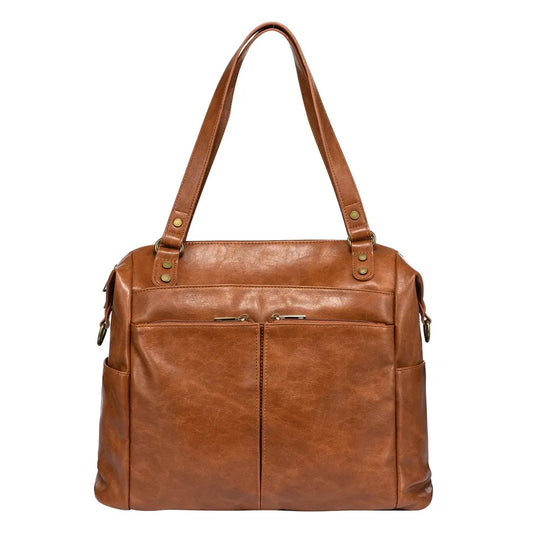 JMT-556874 Stylish PU Leather Tote Bag for Women - Large Capacity Shoulder Handbag for Office and Daily Use
