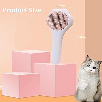 JMT-557386 Pet Hair Remover Comb for Dogs and Cats - Effective Loose Hair and Tangle Removal