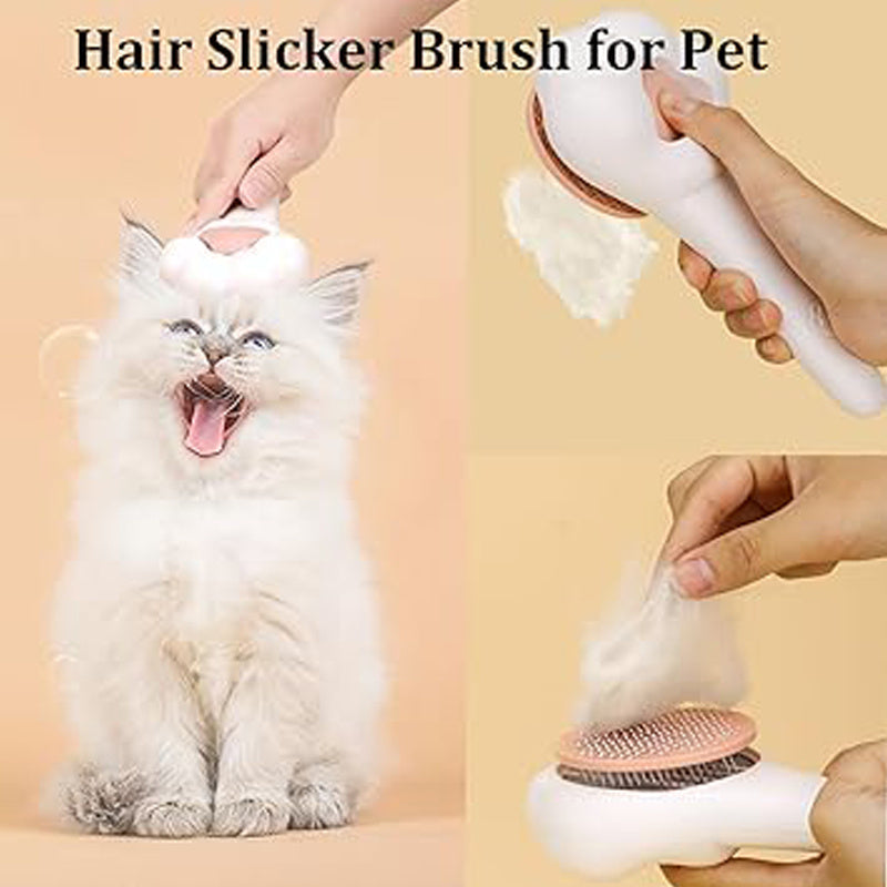 JMT-557386 Pet Hair Remover Comb for Dogs and Cats - Effective Loose Hair and Tangle Removal