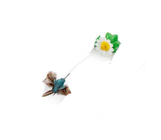 JMT-557450 Electric Rotating Butterfly and Bird Flower Pet Toy with Remote Control