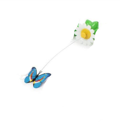 JMT-557450 Electric Rotating Butterfly and Bird Flower Pet Toy with Remote Control