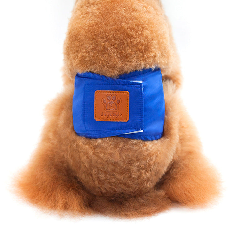 JMT-557770 Pet Male Dog Physiological Safety Pants - Solid Color Cotton, Polite Anti-Harassment Design