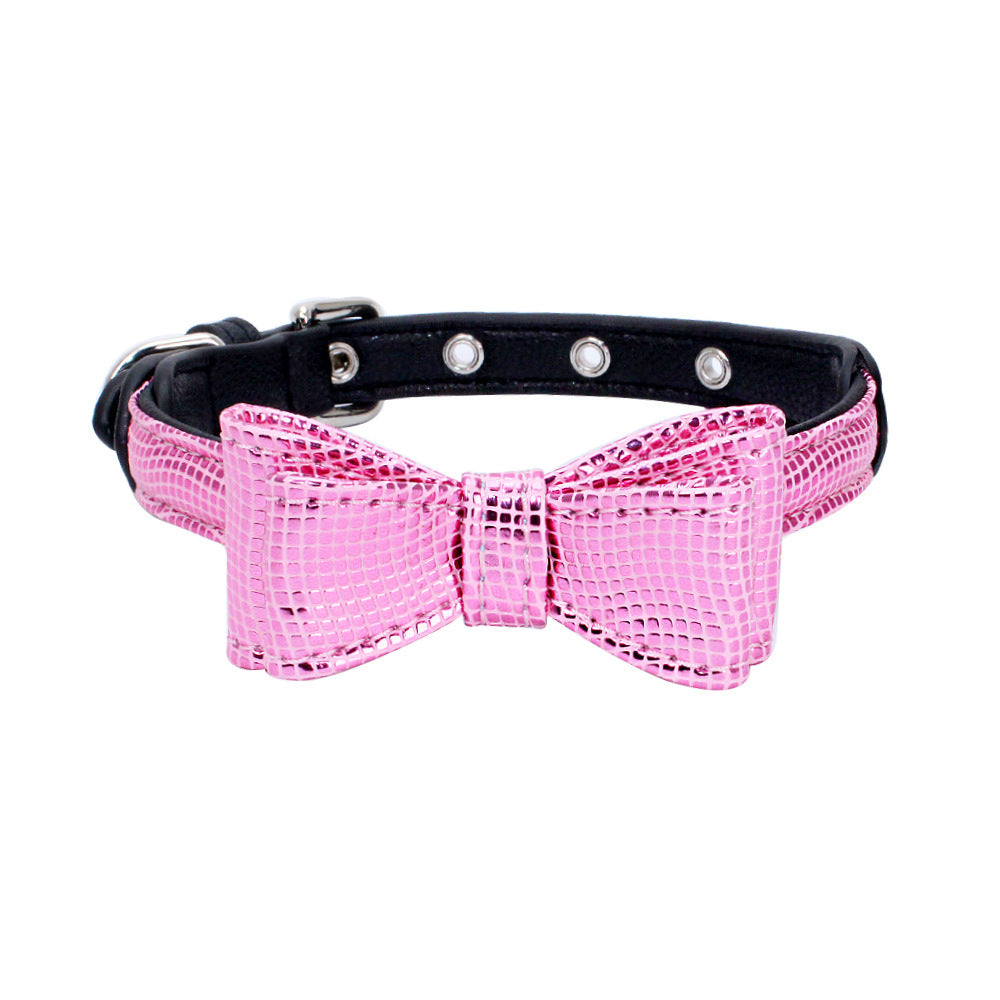 JMT-557962 Leather Pet Collar with Scalable Design, Available in Multiple Sizes (XS, S, M)