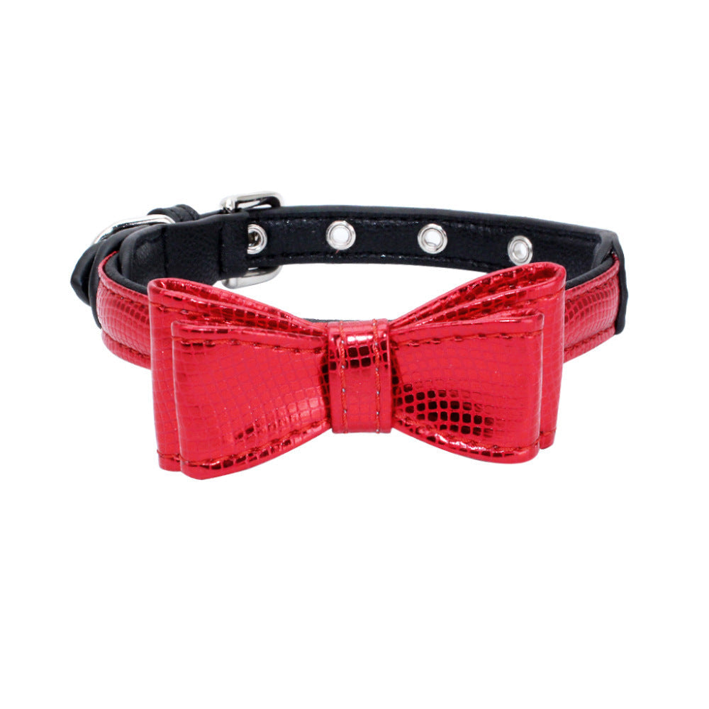 JMT-557962 Leather Pet Collar with Scalable Design, Available in Multiple Sizes (XS, S, M)