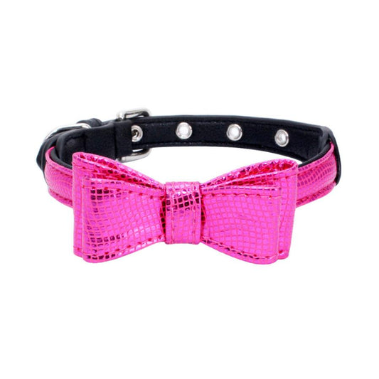 JMT-557962 Leather Pet Collar with Scalable Design, Available in Multiple Sizes (XS, S, M)