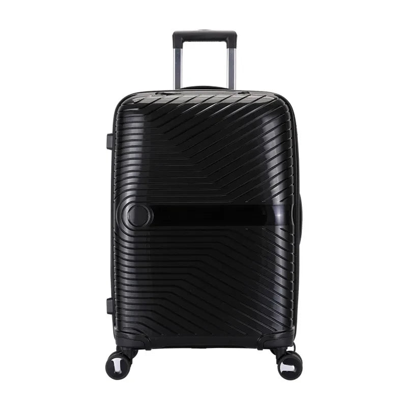 JMT-558026 PP Luggage Set - 3 Waterproof Hard Shell Travel Suitcases in 20'', 24'', and 28'' Sizes