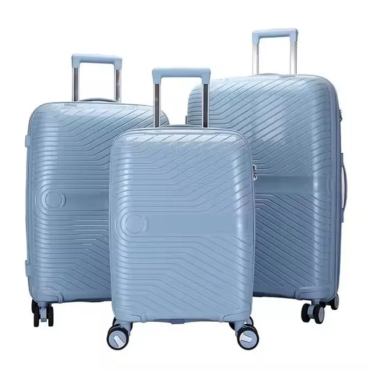 JMT-558026 PP Luggage Set - 3 Waterproof Hard Shell Travel Suitcases in 20'', 24'', and 28'' Sizes