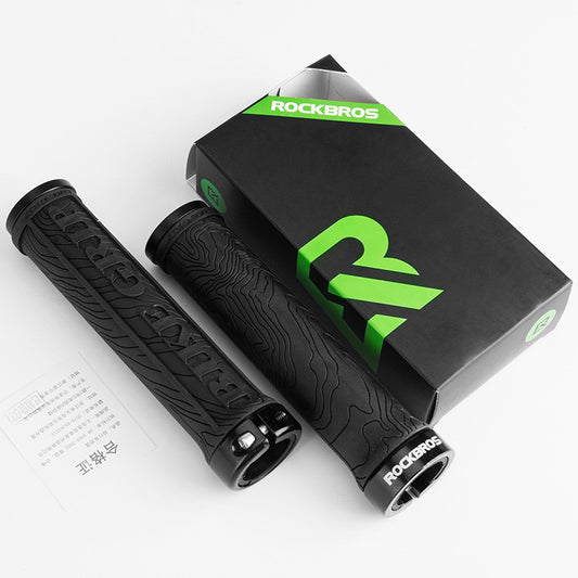 JMT-558218 Mountain Bike Rubber Handlebar Grip - Lock-On Design for Enhanced Control