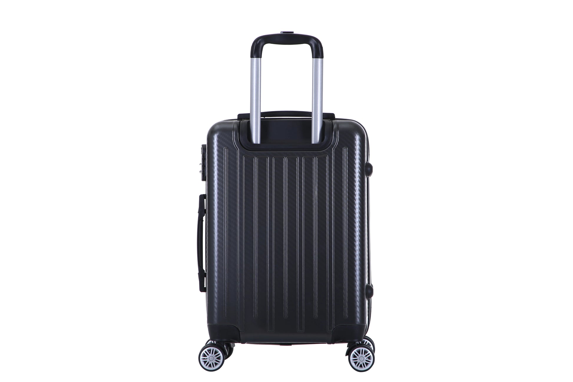 JMT-558346 Durable ABS+PC 3-Piece Luggage Set with Spinner Wheels and Handbag