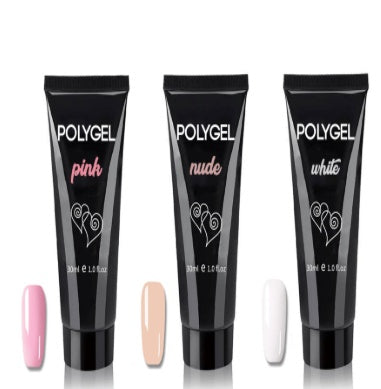 JMT-558602 Crystal Extension Glue Kit with 100 Scaled Nail Crystals and Accessories