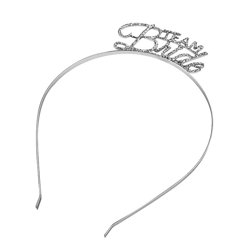 JMT-558986 Elegant Alloy Headband for Brides and Bridesmaids - European & American Style Hair Crown