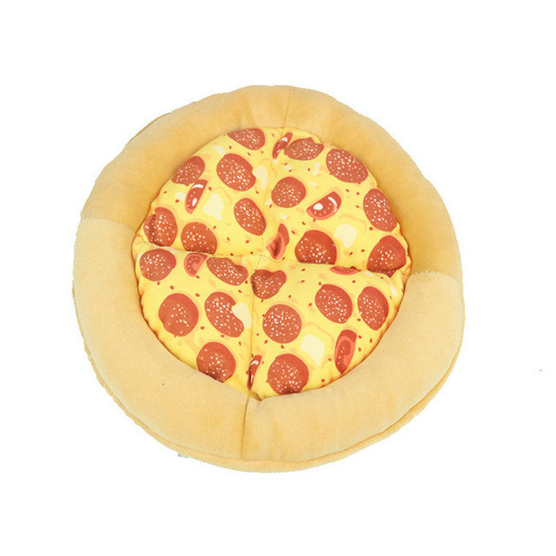 JMT-559434 Bite-Resistant Pet Toy with Sound Paper Design - Cloth Pizza, 24x24x2.5cm