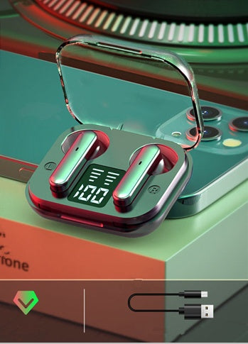 JMT-559434 Wireless Binaural In-Ear Sport Headset with Battery Display and Call Function