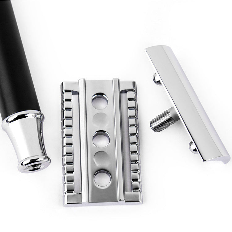 JMT-559690 Manual Stainless Steel Razor for Men – Simple Modern Design, 44 x 25 x 100 mm