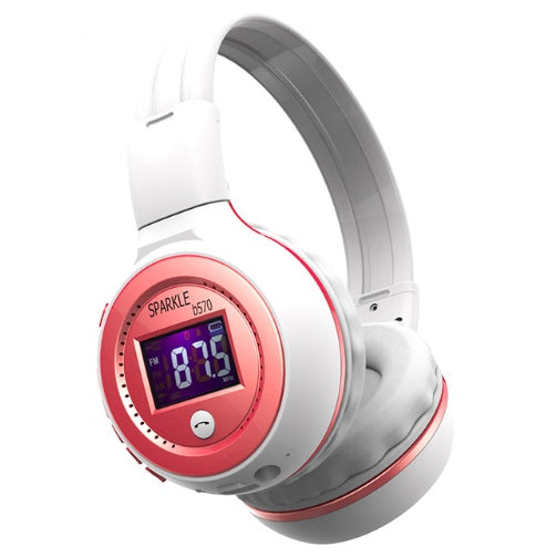 JMT-559946 Bluetooth Wireless Headset with Microphone and Memory Card Support - ZEALOT B570 Model