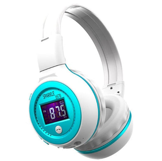 JMT-559946 Bluetooth Wireless Headset with Microphone and Memory Card Support - ZEALOT B570 Model