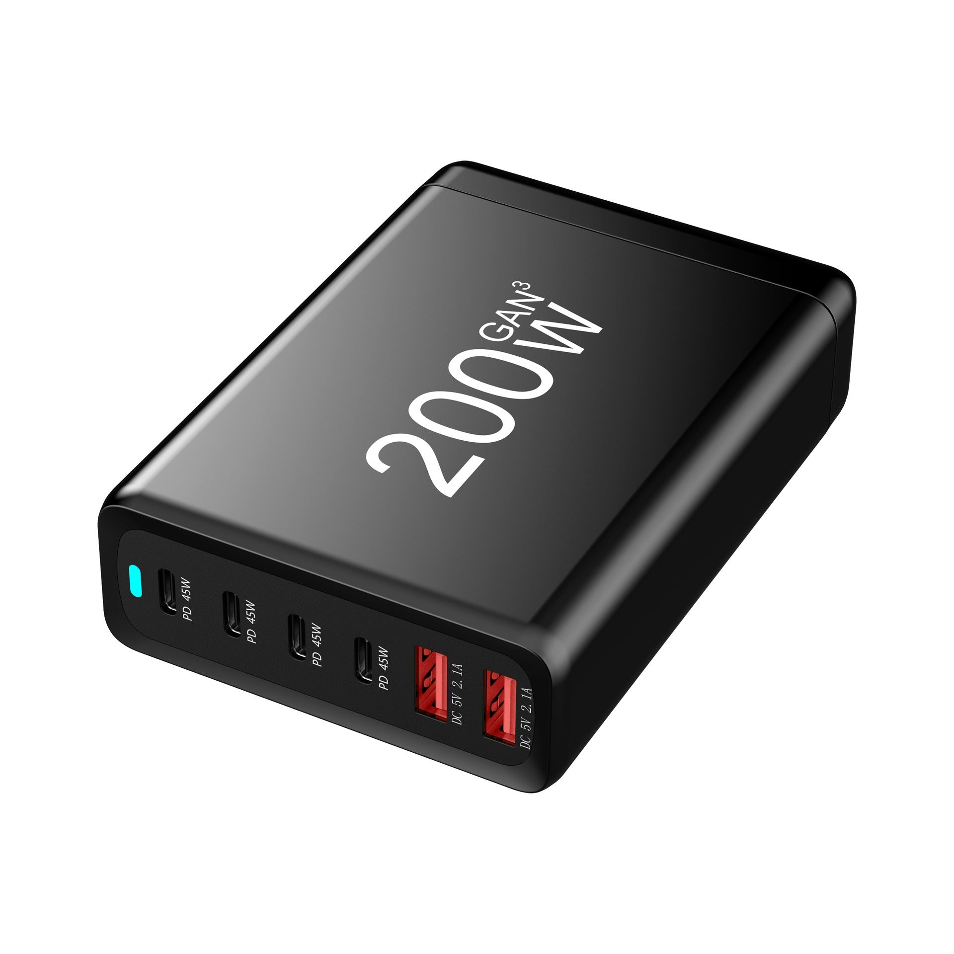 JMT-560138 200W Gallium Nitride Fast Charge Type-C USB Charger - Universal Compatibility