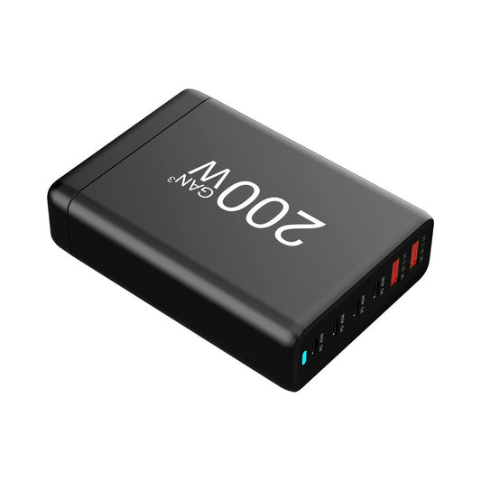 JMT-560138 200W Gallium Nitride Fast Charge Type-C USB Charger - Universal Compatibility