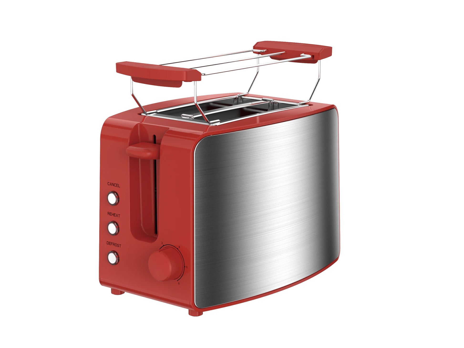 JMT-560266 Long Electric Toaster with Built-In Bun Warmer for Efficient Toasting