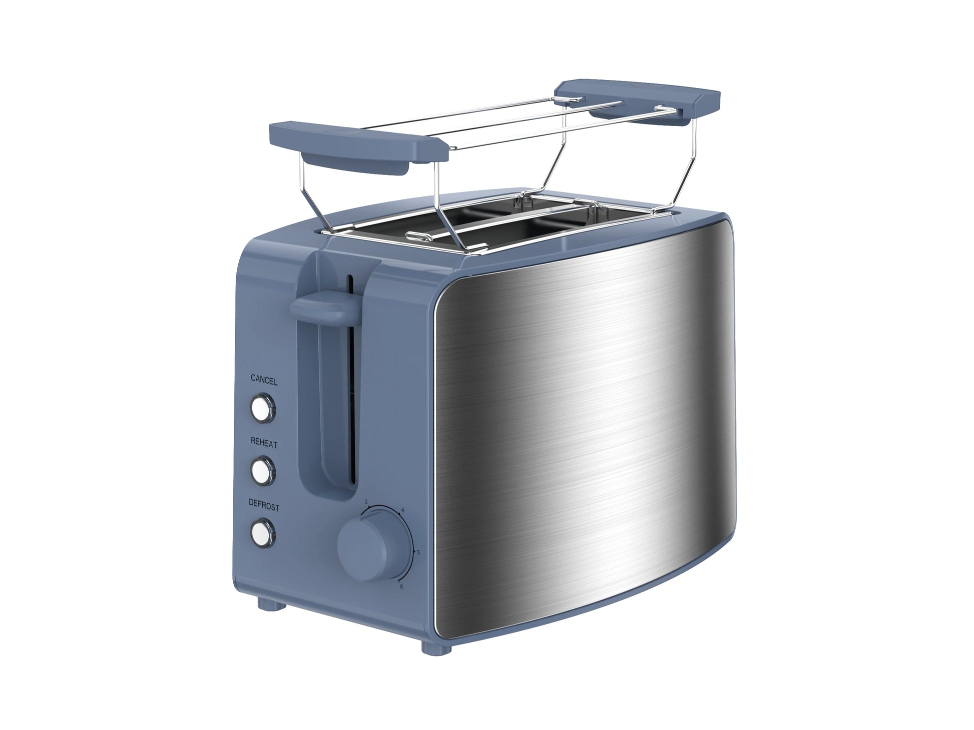 JMT-560266 Long Electric Toaster with Built-In Bun Warmer for Efficient Toasting