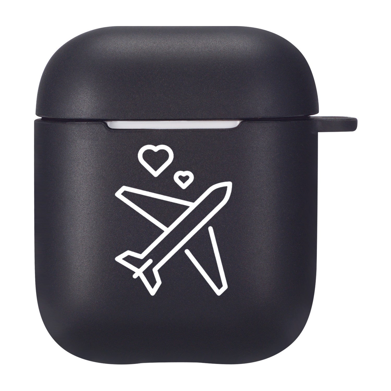 JMT-560266 TPU Silicone Flip Case Compatible with AirPods 2nd Generation - Stylish and Simple Design