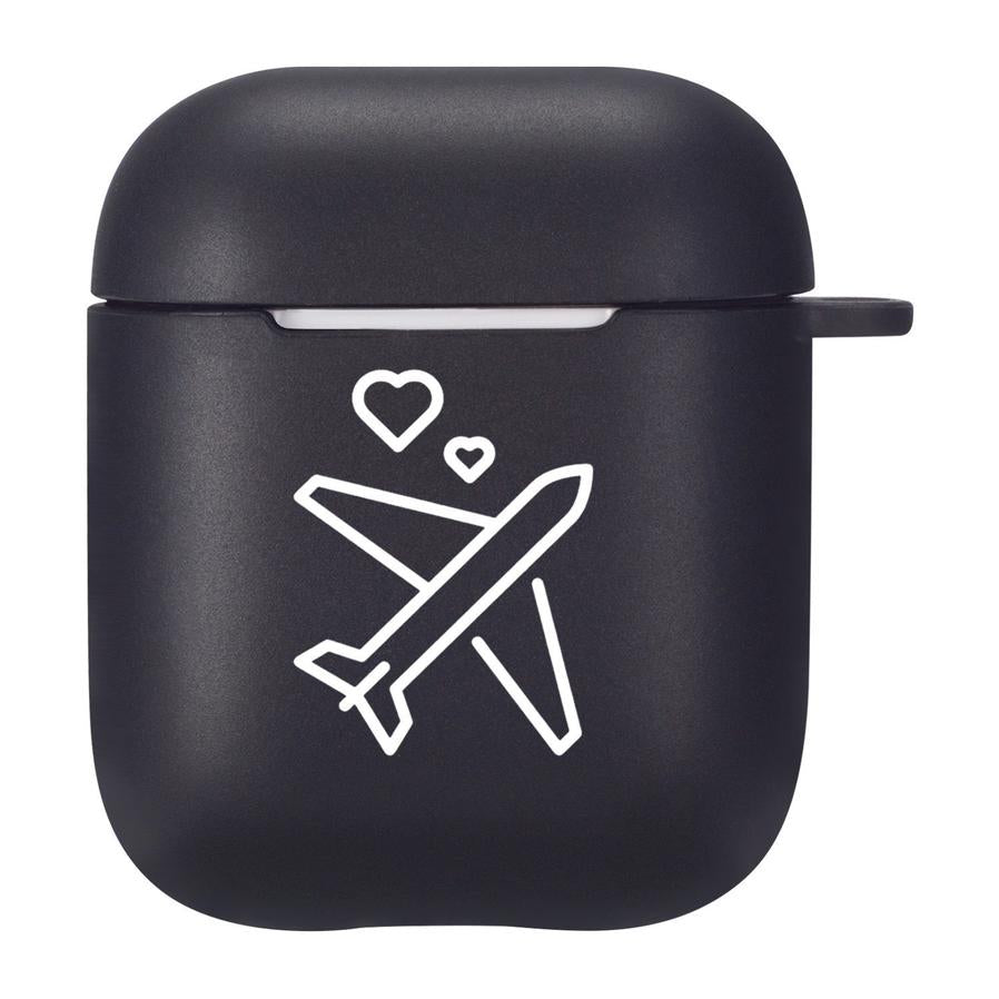 JMT-560266 TPU Silicone Flip Case Compatible with AirPods 2nd Generation - Stylish and Simple Design