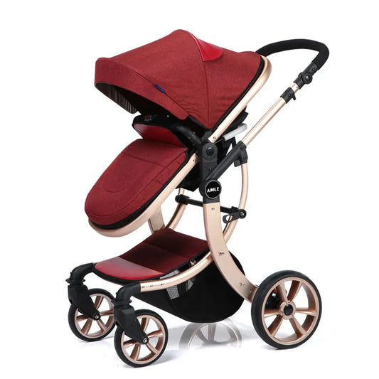 JMT-560778 Luxury 3-in-1 Baby Pushchair with High Landscape Design for Comfortable Strolling