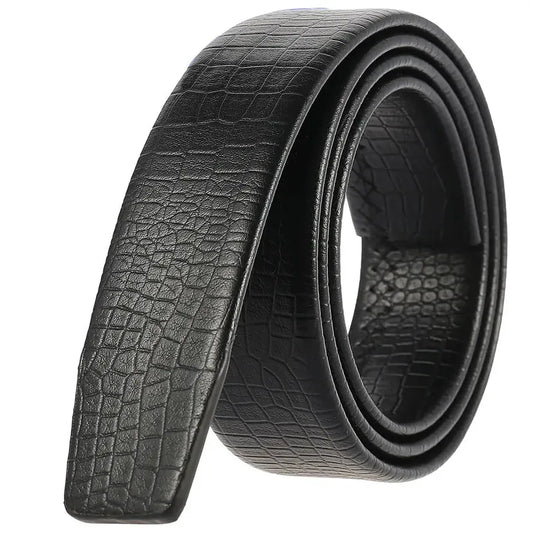 JMT-561354 Durable Automatic Leather Belt with Scratch-Resistant Edging