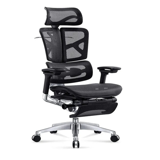 JMT-561354 Ergonomic Office Chair with Integrated Footrest for Enhanced Comfort and Support