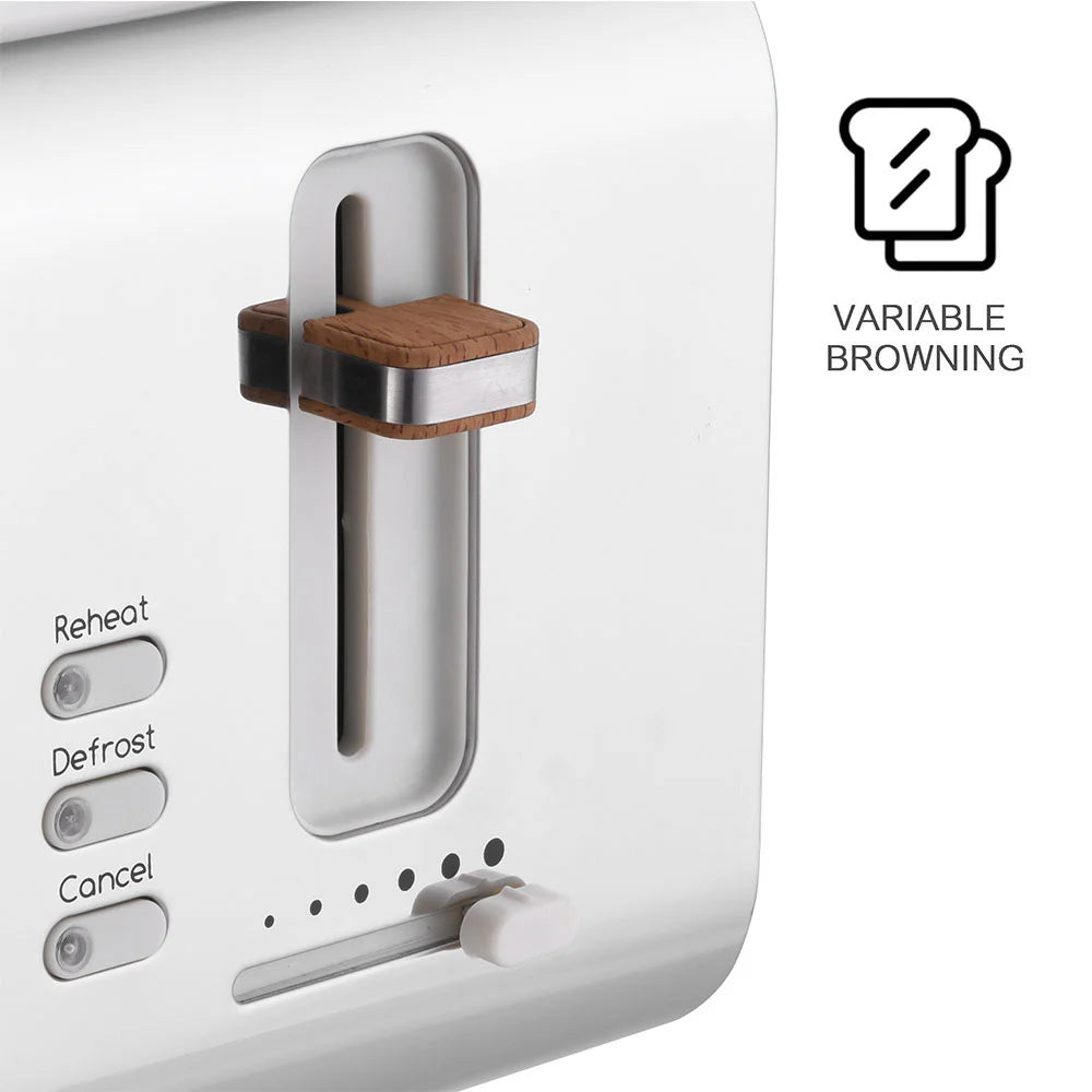 JMT-561418 Automatic 2-Slice Electric Toaster with Defrost Function and Pop-Up Feature