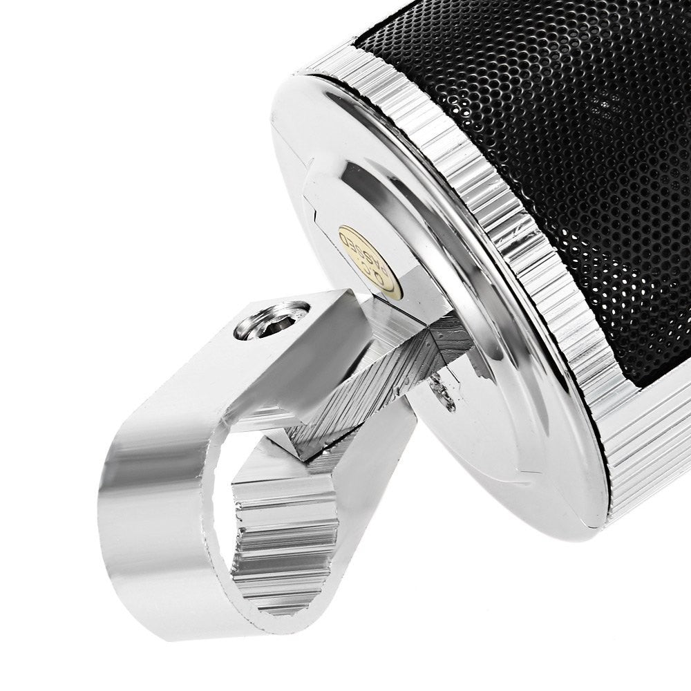 JMT-561418 Waterproof Bluetooth Motorcycle Speakers with FM Radio, USB and AUX Audio Player